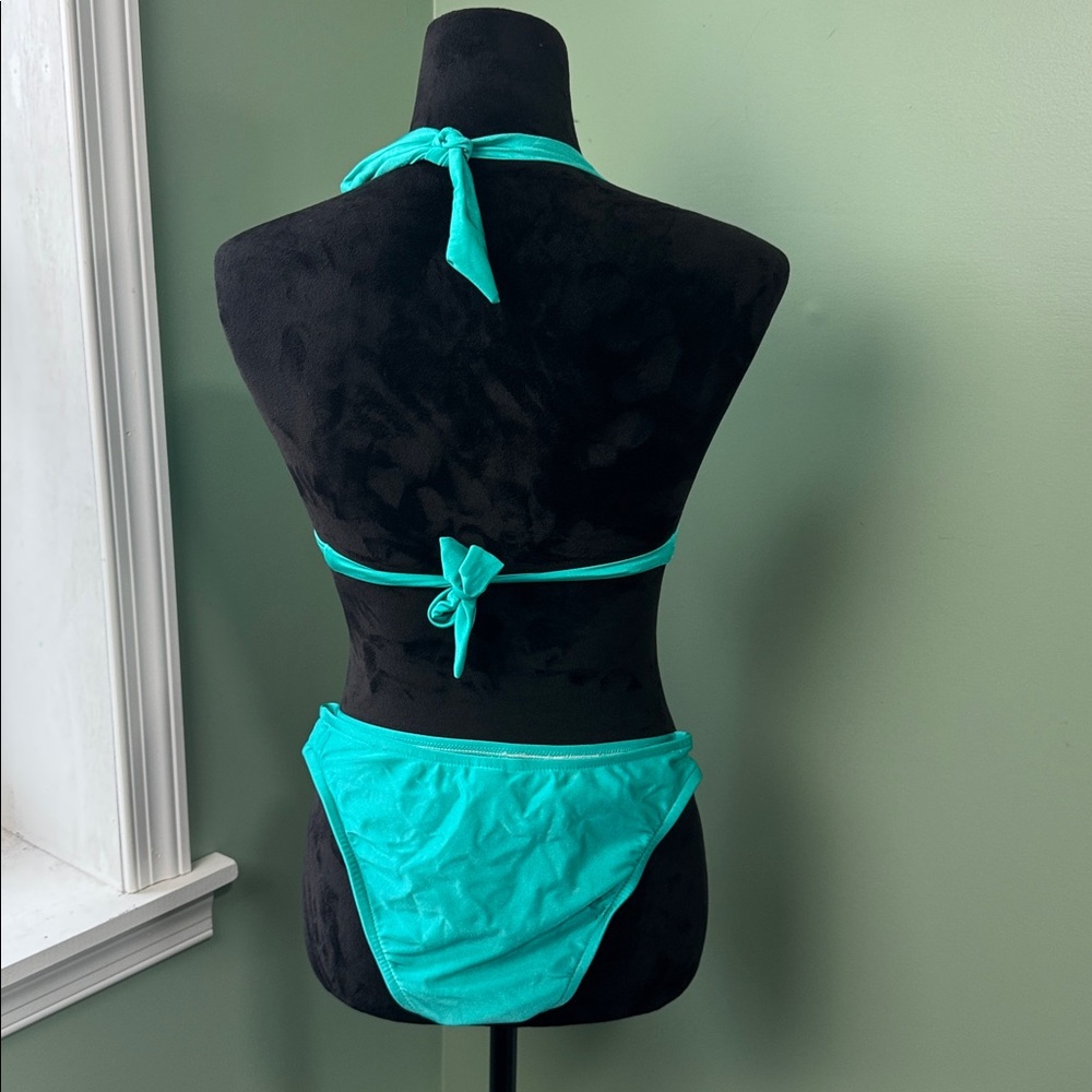 Surfside Aqua 2pc Bikini Small - image 4